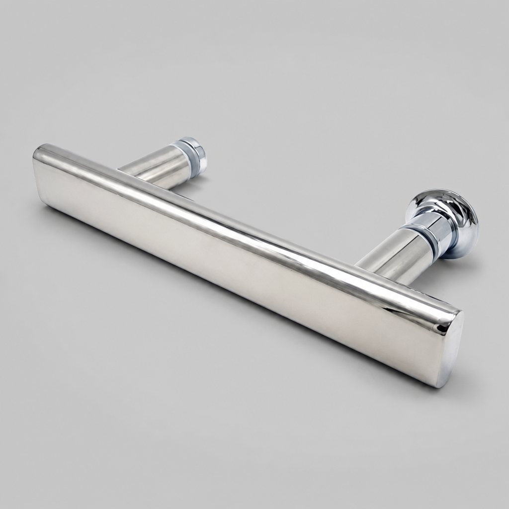 HAND013 - Shower Enclosure Door Handle Knob Chrome - Length of 200mm