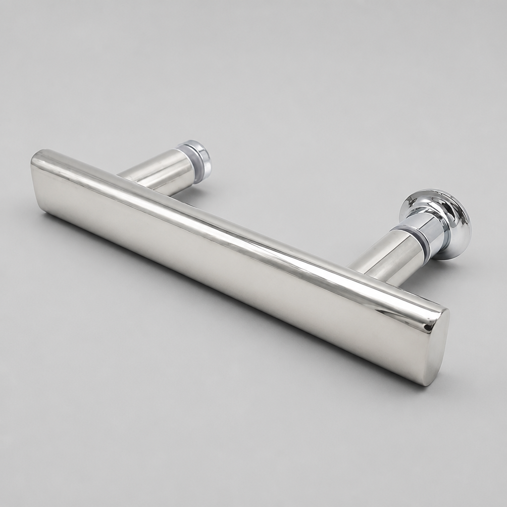 HAND015 - Shower Enclosure Door Handle Knob Chrome - Length of 215mm