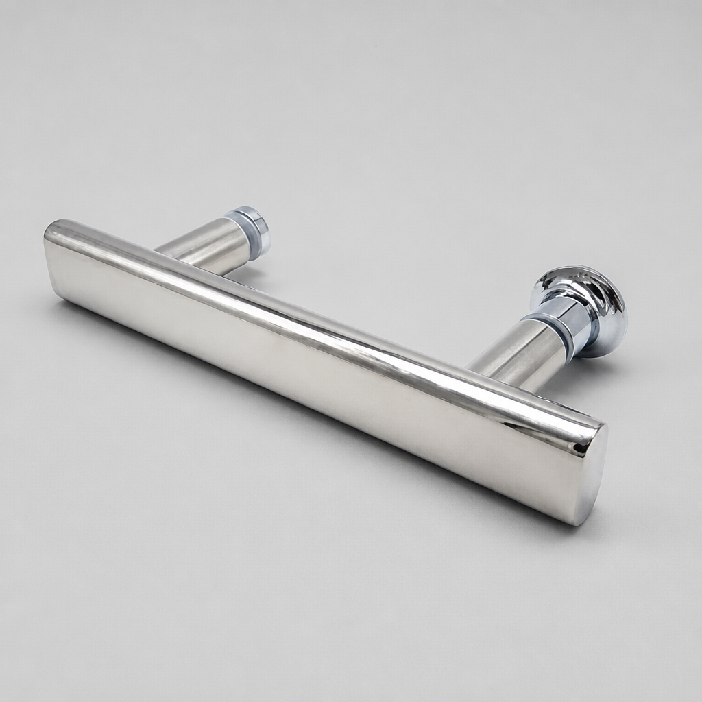 HAND016 - Shower Enclosure Door Handle Knob Chrome - Length of 220mm