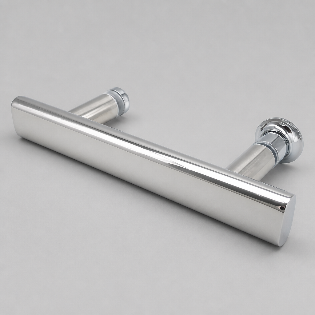 HAND017 - Shower Enclosure Door Handle Knob Chrome - Length of 220mm