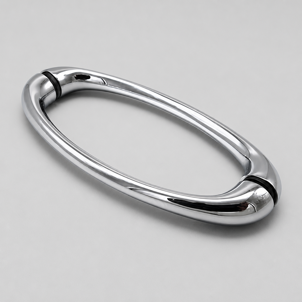HAND019 - Shower Enclosure Door Handle Knob Chrome - Length of 170mm