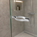Shower Enclosure Door Handle Knob Chrome - Length of 200mm