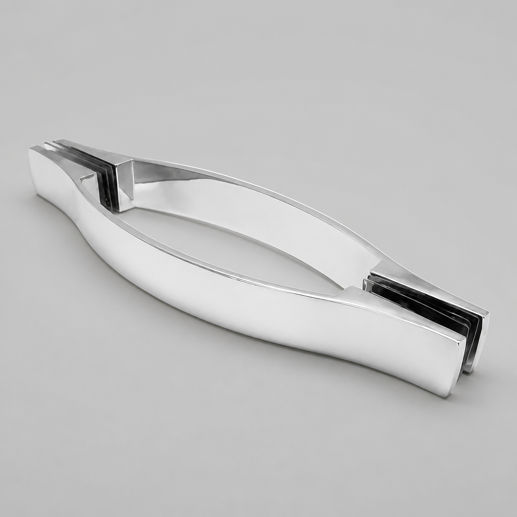 HAND021 - Shower Enclosure Door Handle Knob Chrome - Length of 200mm