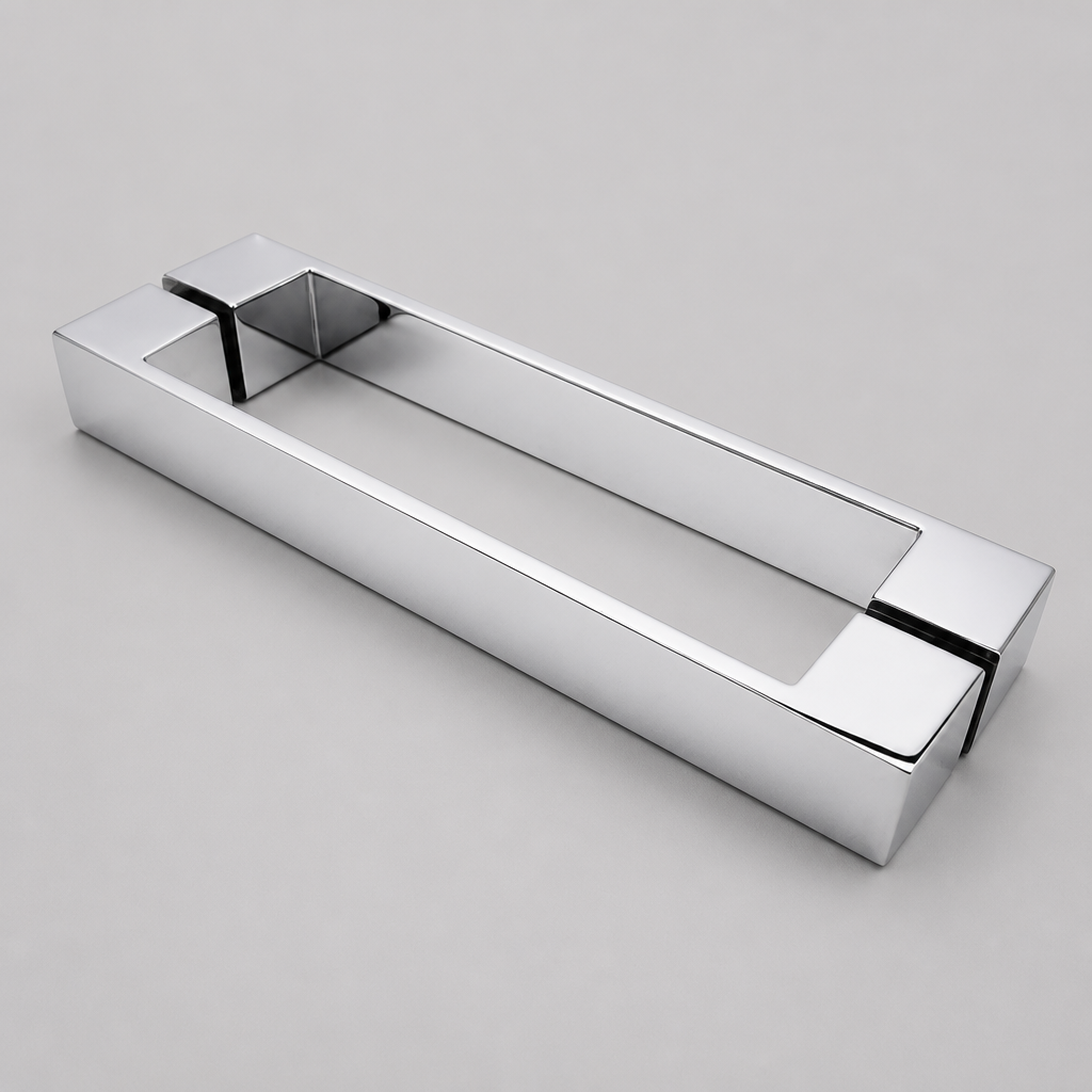 HAND023 - Shower Enclosure Door Handle Knob Chrome - Length of 225mm