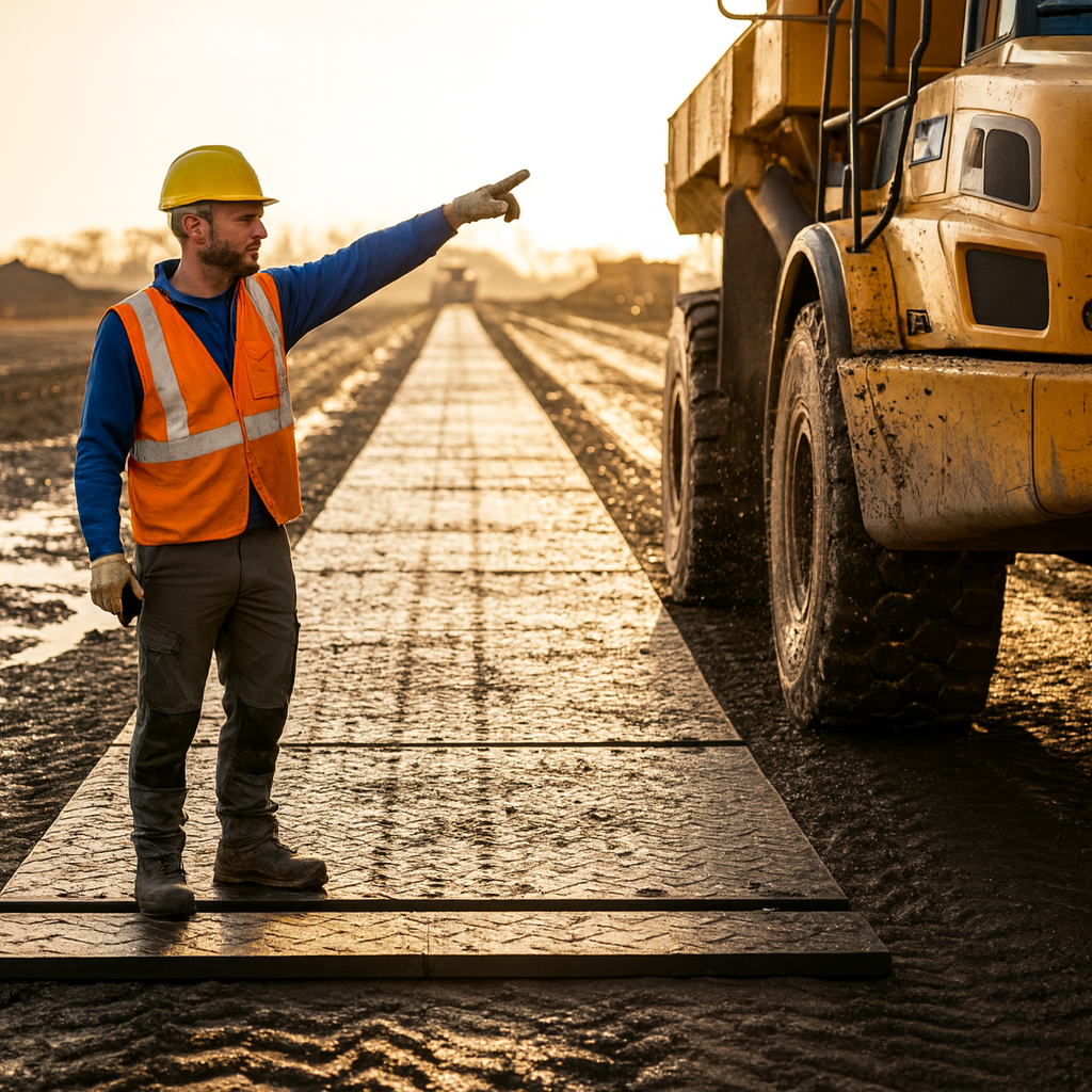 Heavy Duty Ground Protection Mat
