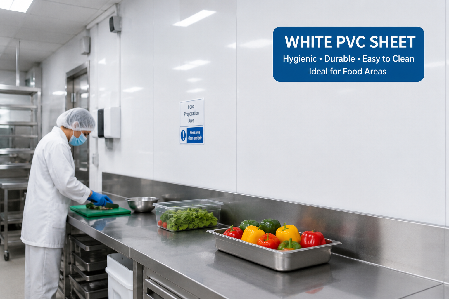 White PVC Sheet | 2mm & 2.5mm Thick | 2440 x 1220mm