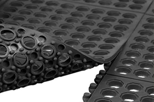 Rubber Matting For Decking With Drainage Holes - Rubber Co