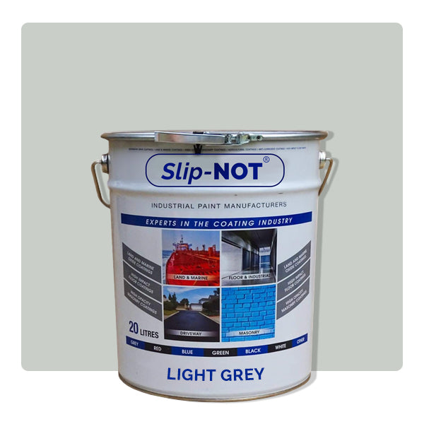 Gray Supercoat Non Slip Garage Floor Paint High Impact 20Ltr Paint For Factory Warehouses