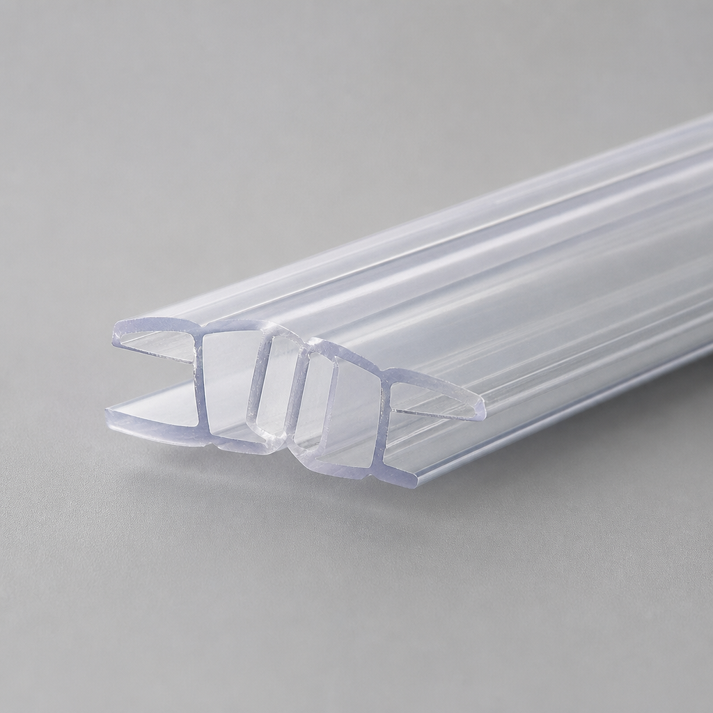 MAG001B - Magnetic Shower Screen Seal - Black - Lengths of 2000mm and 2600mm