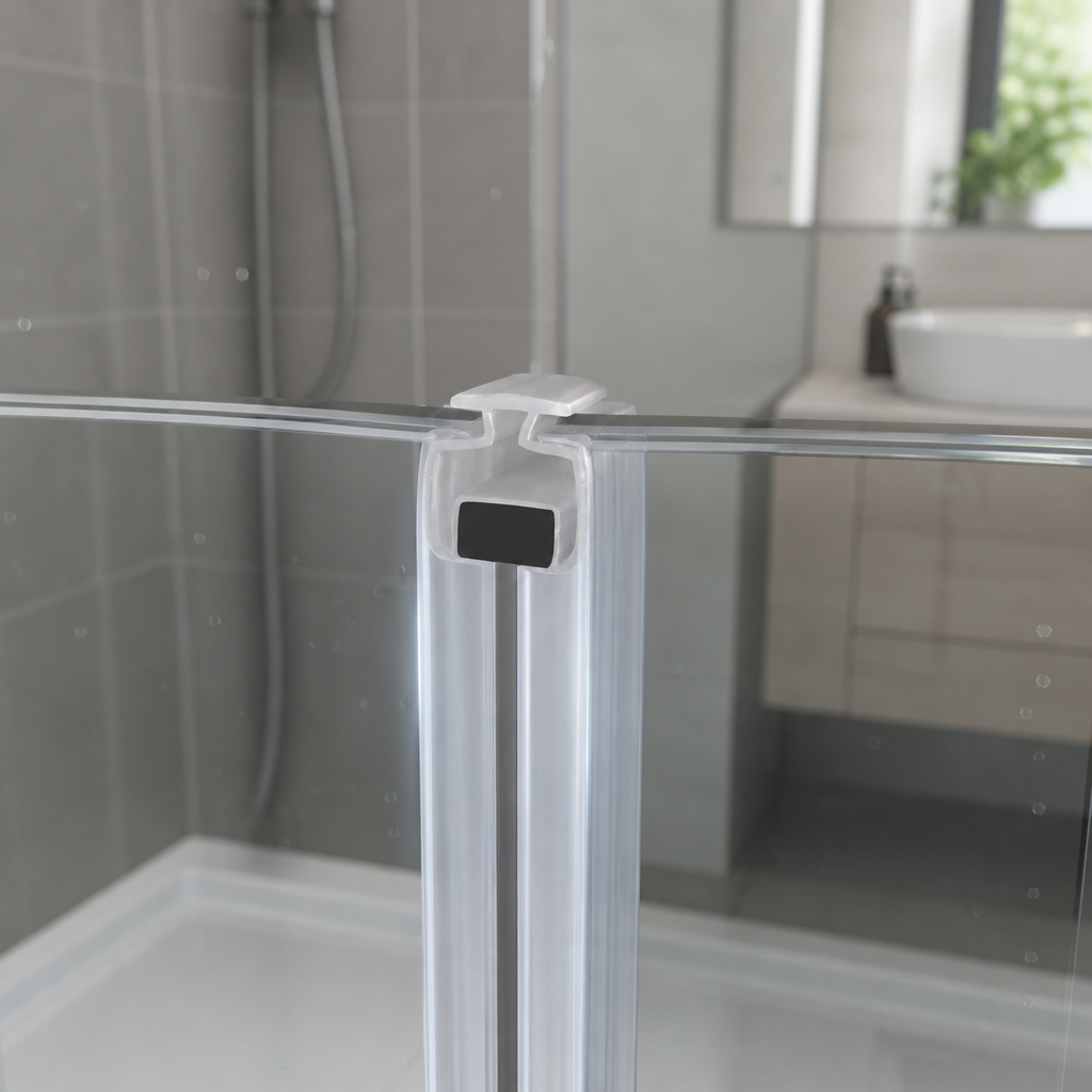 MAG006 - Magnetic Shower Screen Seal - Channel Seals - 1 Pair - Length of 2000mm