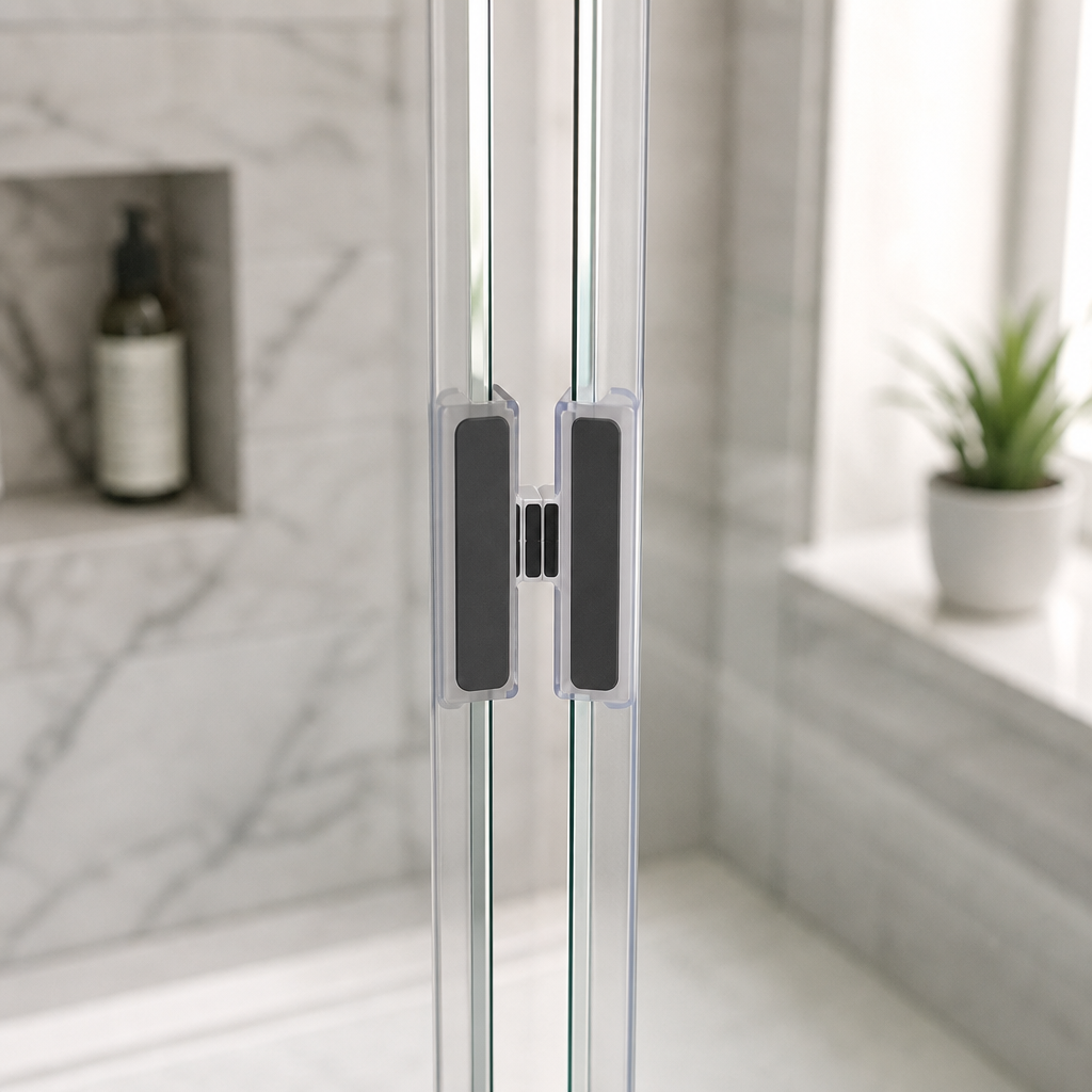 MAG023 - Magnetic Shower Screen Seal - Fits 4-6mm Glass - 1 Pair - Length of 2000mm