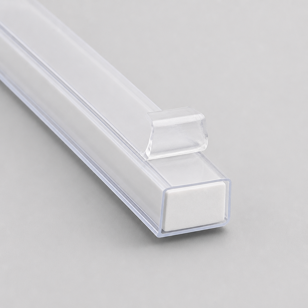 MAG027 - Magnetic Shower Screen Seal - Channel Seals - 1 Pair - Length of 2000mm