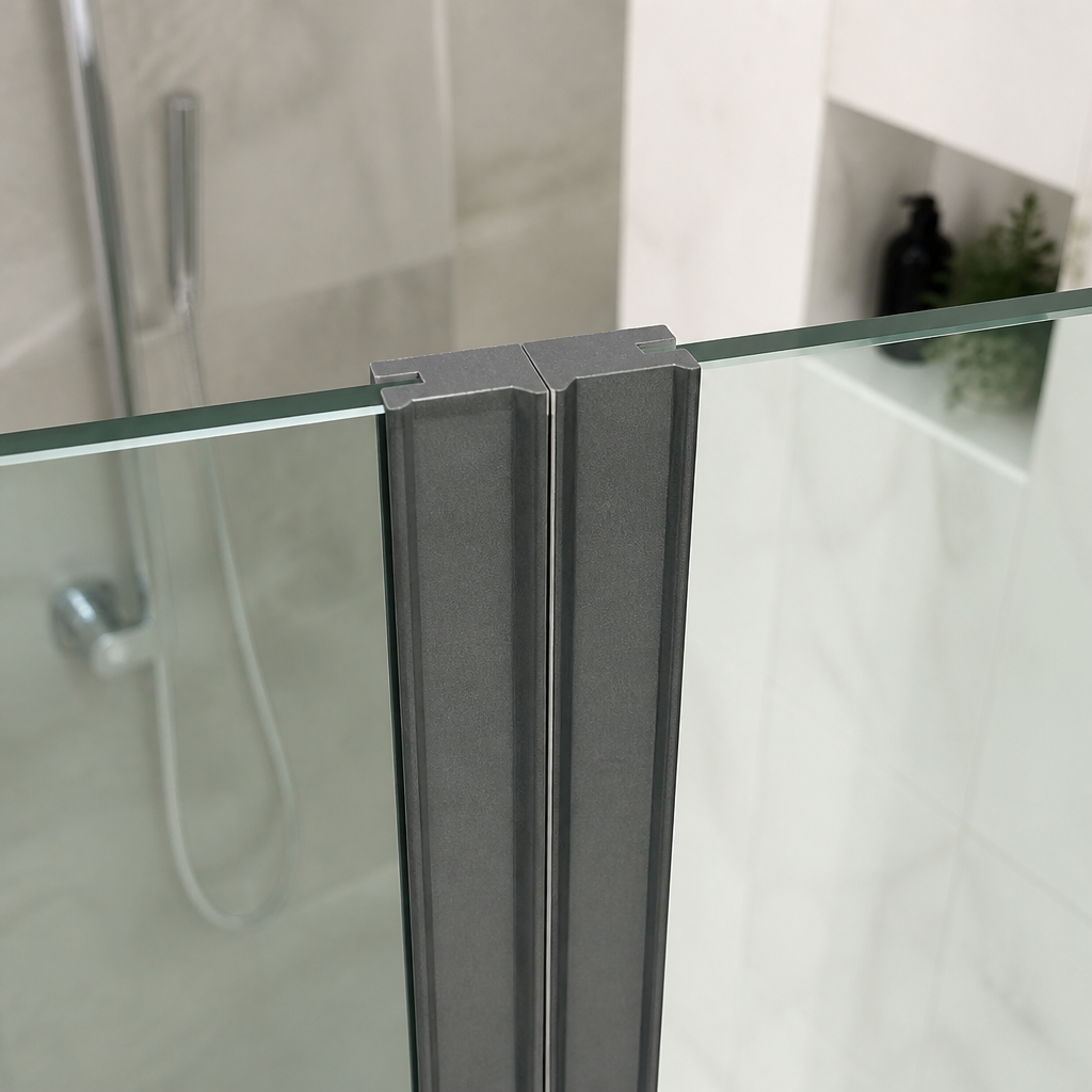MAG032 - Magnetic Shower Screen Seal - Channel Seals - 1 Pair - Length of 2000mm