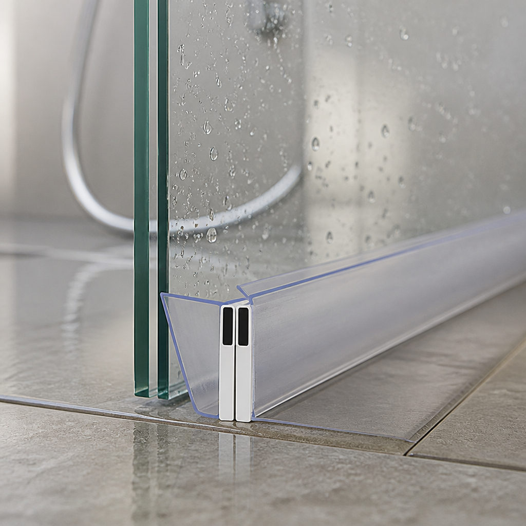 MAG045 - Magnetic Shower Screen Seal - Fits 8mm Glass - 1 Pair - Lengths of 2000mm or 2600mm