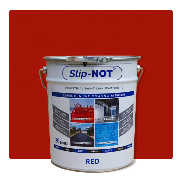 Firebrick Supercoat Non Slip Garage Floor Paint High Impact 20Ltr Paint For Factory Warehouses