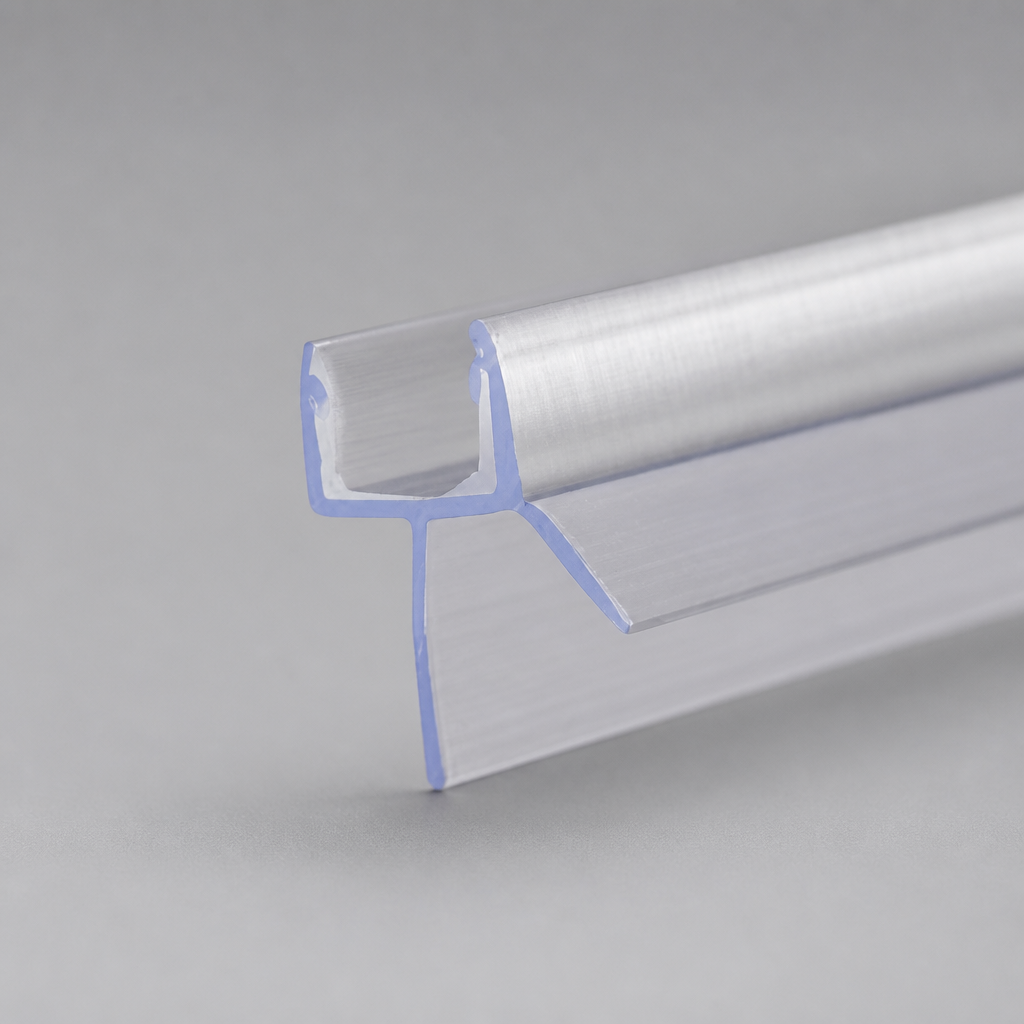 SEAL005CP - Chrome Shower Screen Seal - Fits 4-6mm Glass - Fits 11mm to 16mm gaps