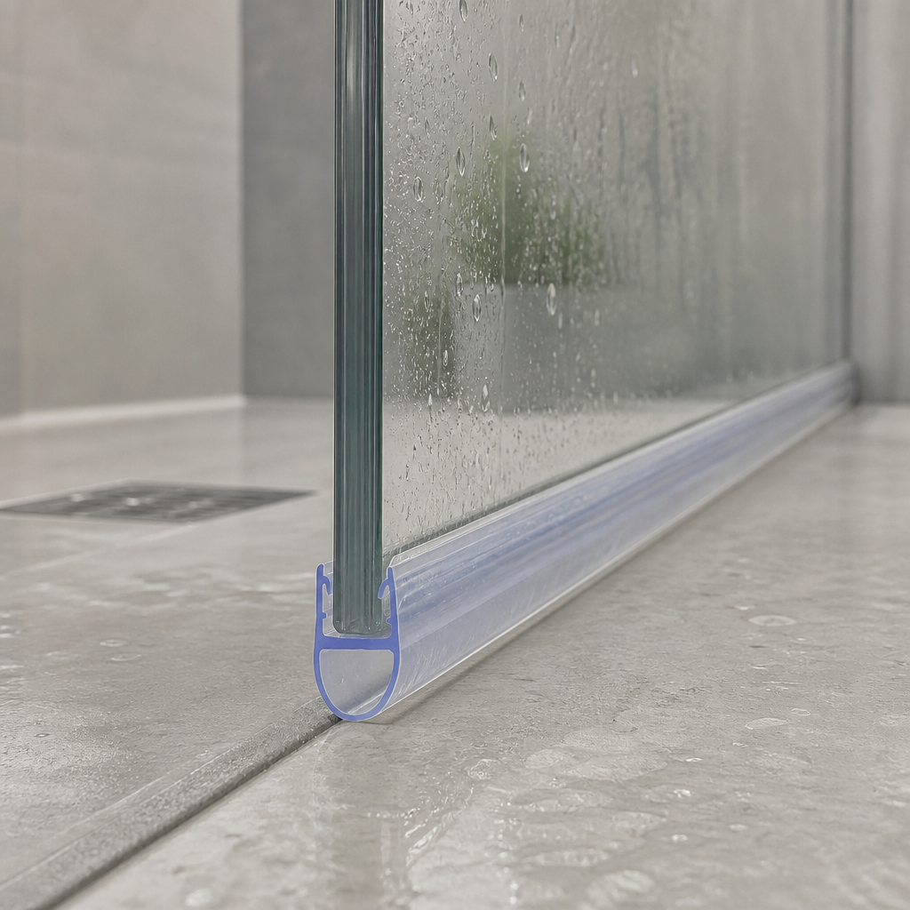 SEAL009 - Shower Screen Seal - Fits 8-10mm Glass - Fits 3mm to 7mm gaps