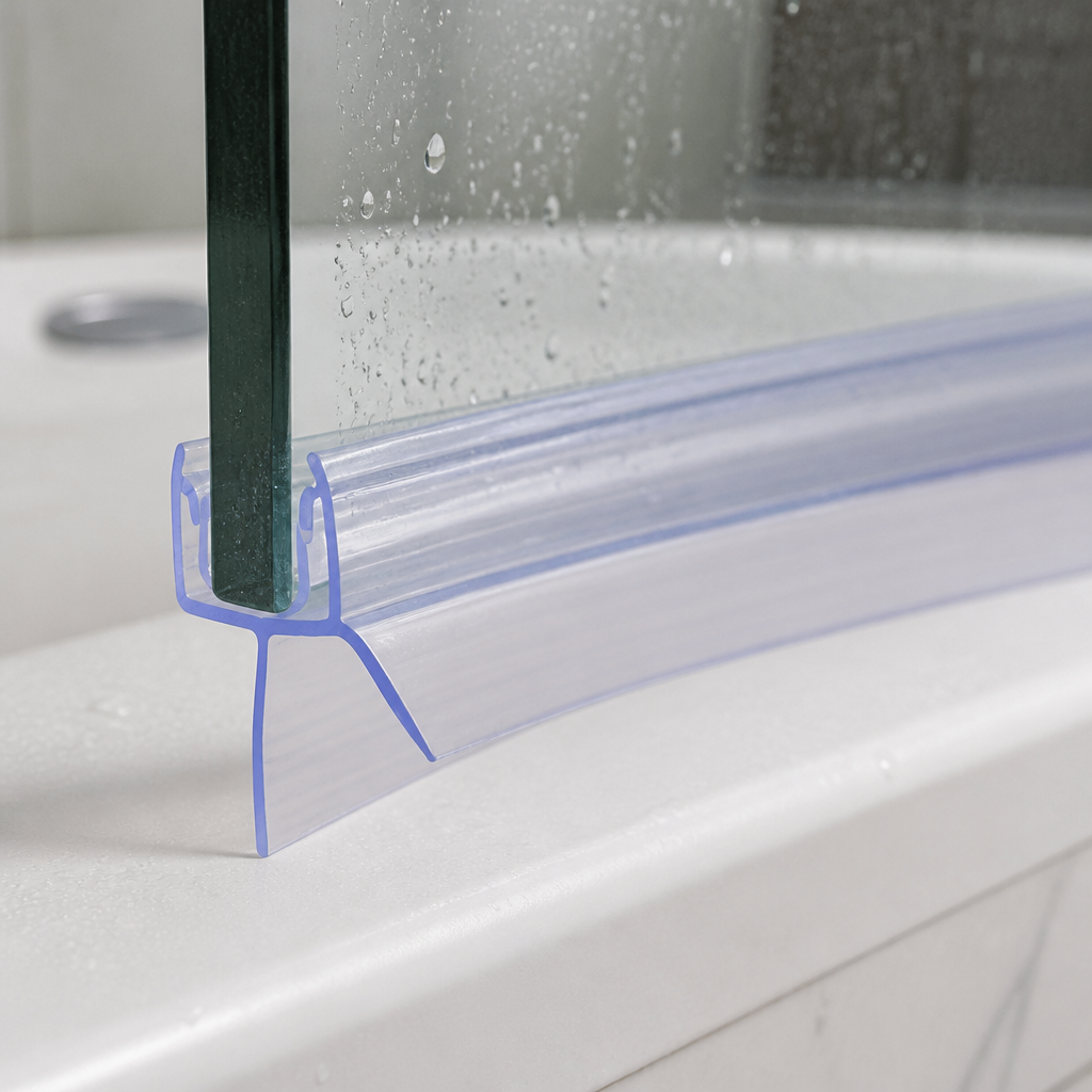SEAL016 - Pre-Curved Shower Screen Seal - Fits 4-6mm Glass - Fits 11mm to 16mm gaps