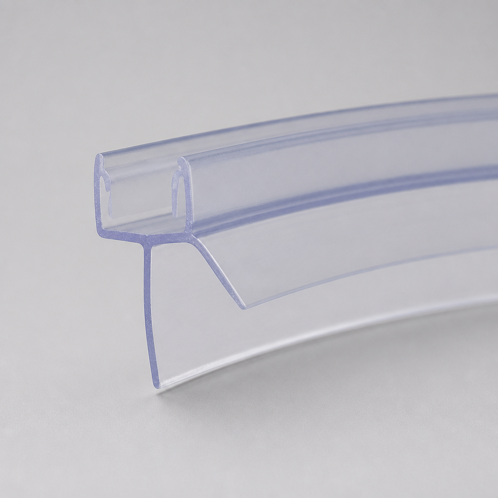 SEAL016 - Pre-Curved Shower Screen Seal - Fits 4-6mm Glass - Fits 11mm to 16mm gaps