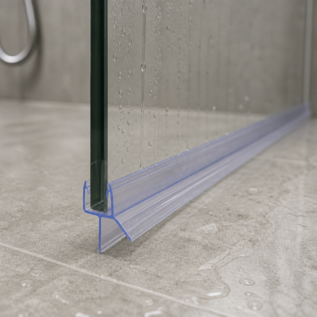 SEAL017 - Pre-Curved Shower Screen Seal - Fits 4-6mm Glass - Fits 15mm to 20mm gaps