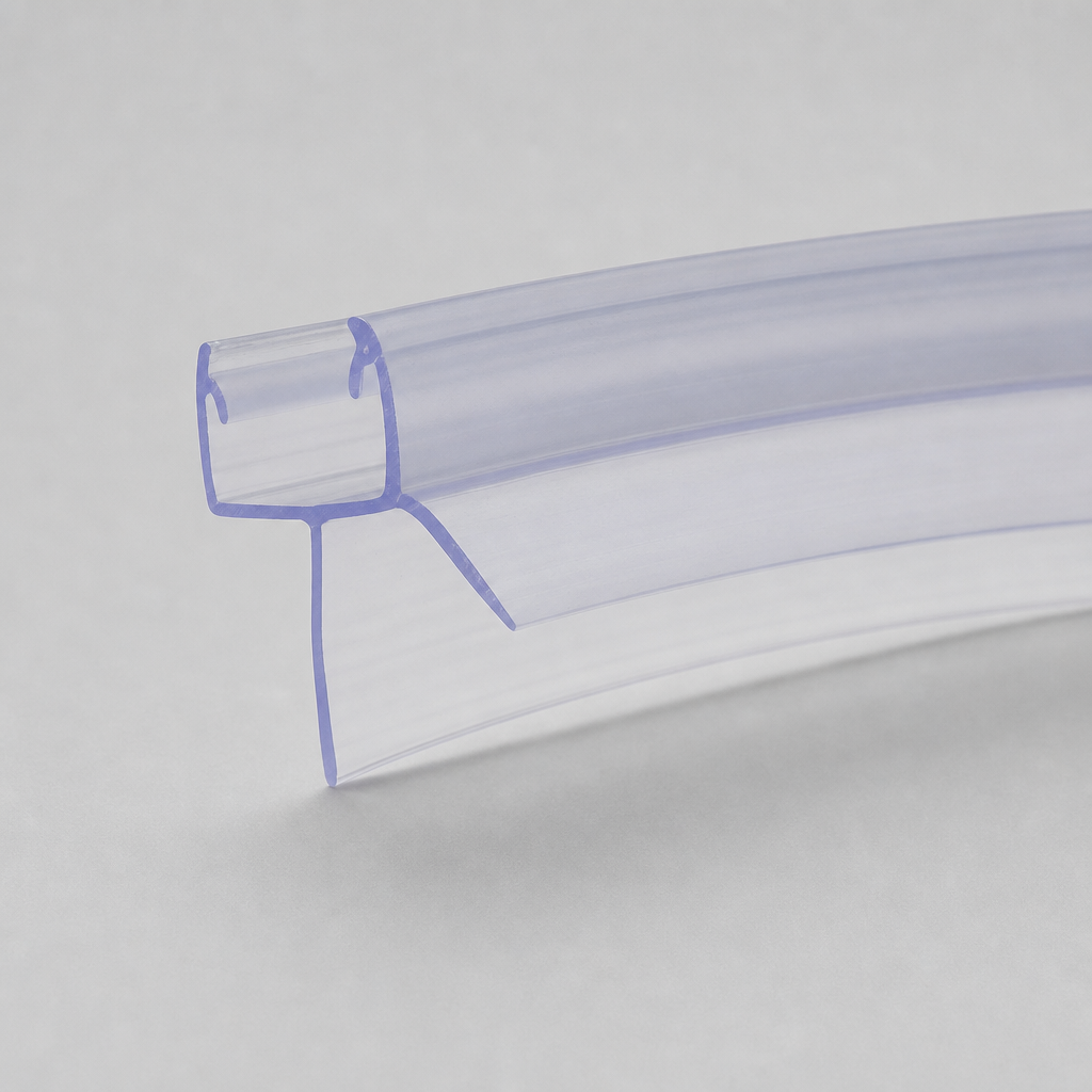 SEAL017 - Pre-Curved Shower Screen Seal - Fits 4-6mm Glass - Fits 15mm to 20mm gaps