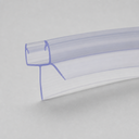 Angled studio view of the pre-curved seal's T-fin profile along its curve
