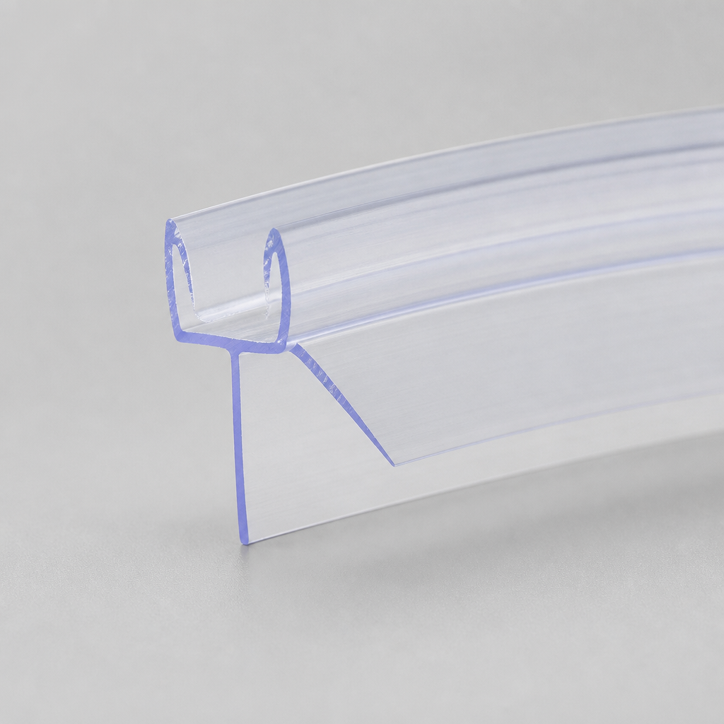 SEAL017 - Pre-Curved Shower Screen Seal - Fits 4-6mm Glass - Fits 15mm to 20mm gaps
