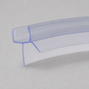Angled studio view of the pre-curved seal's hooked profile along its curve