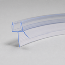 Studio shot of the pre-curved seal's hooked profile shown with a gentle curve