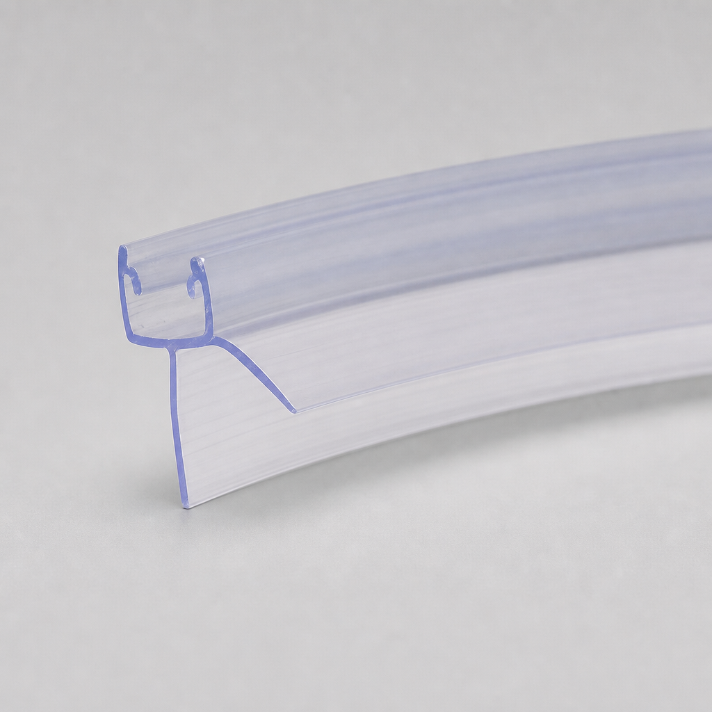SEAL022 - Pre-Curved Shower Screen Seal - Fits 8mm Glass - Fits 18mm to 23mm gaps