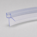 Angled studio view of the pre-curved seal's hooked profile along its curve