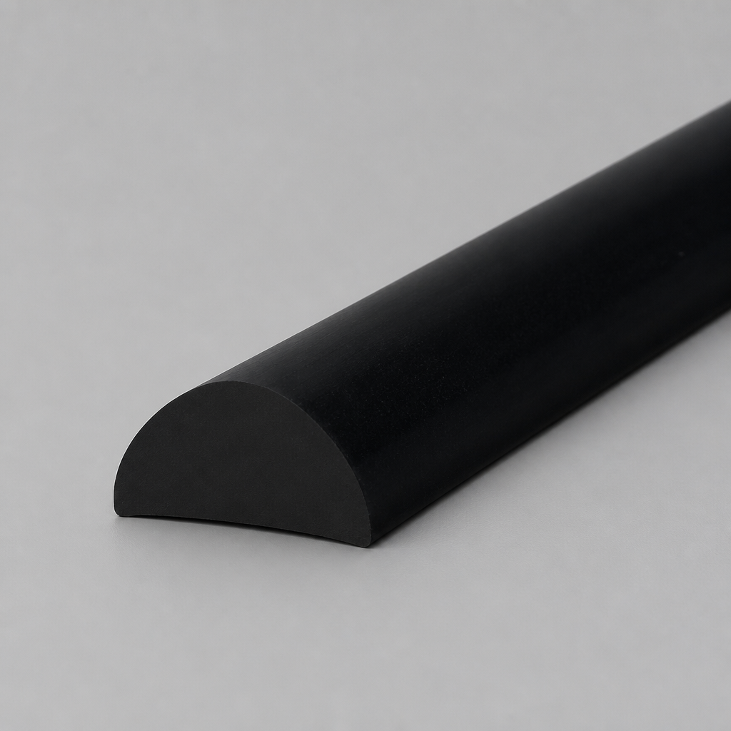 SEAL055B - Shower Threshold Seal - Wet Room Seal - Black - Lengths of 800mm, 900mm, 1400mm, 2000mm and 2400mm
