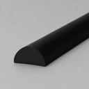 Shower Threshold Seal - Wet Room Seal - Black - Lengths of 800mm, 900mm, 1400mm, 2000mm and 2400mm — view 4