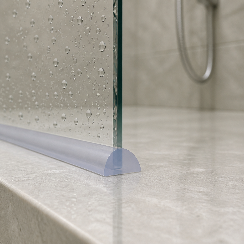Wet Room Seal - SEAL055C - Clear - Lengths of 800mm, 900mm, 1400mm or 2000mm