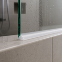 Shower Threshold Seal - Wet Room Seal - White - Lengths of 800mm, 900mm, 1400mm, 2000mm and 2500mm