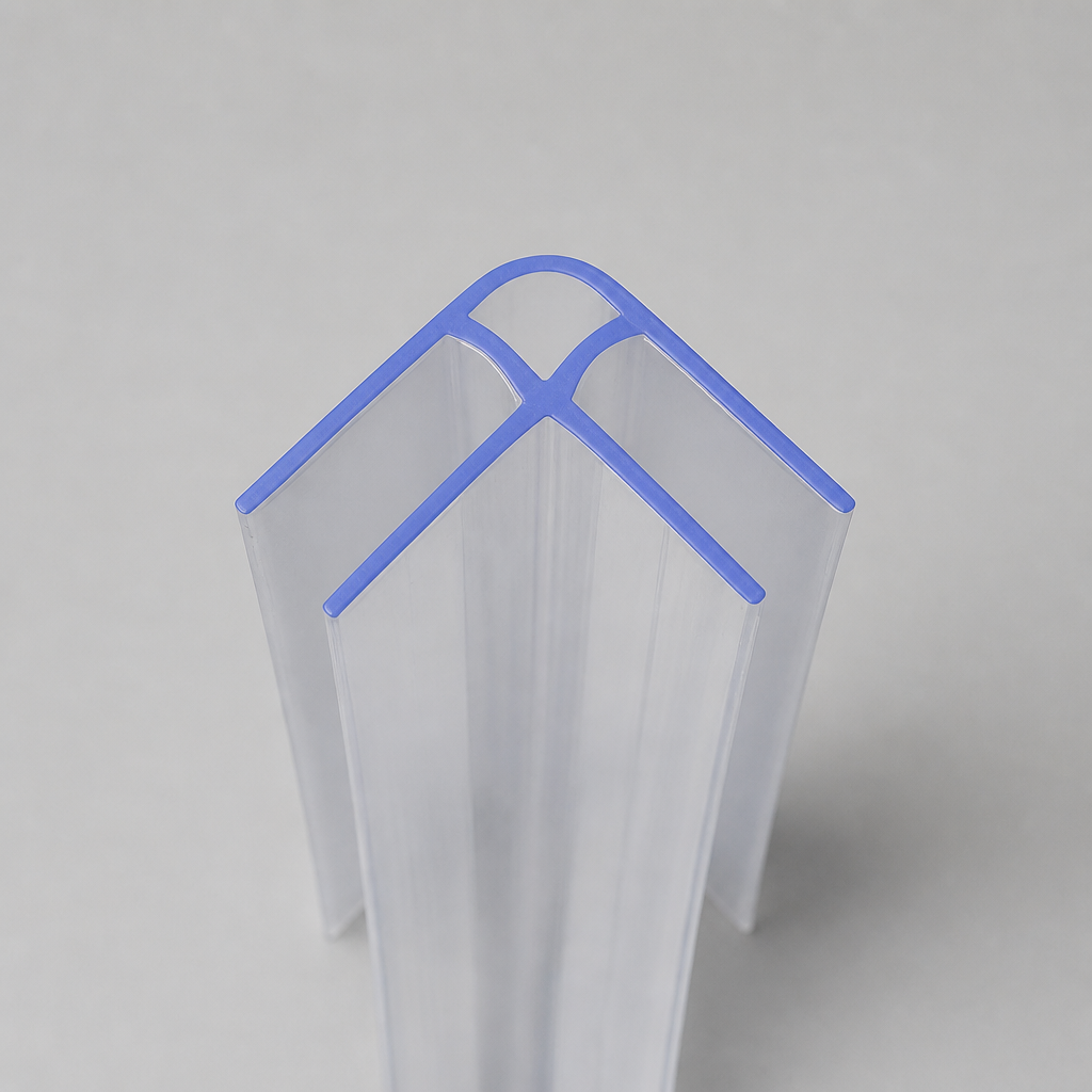 SEAL061 - Shower Screen Seal - Fits 4-6mm Glass - 90 Degree Join