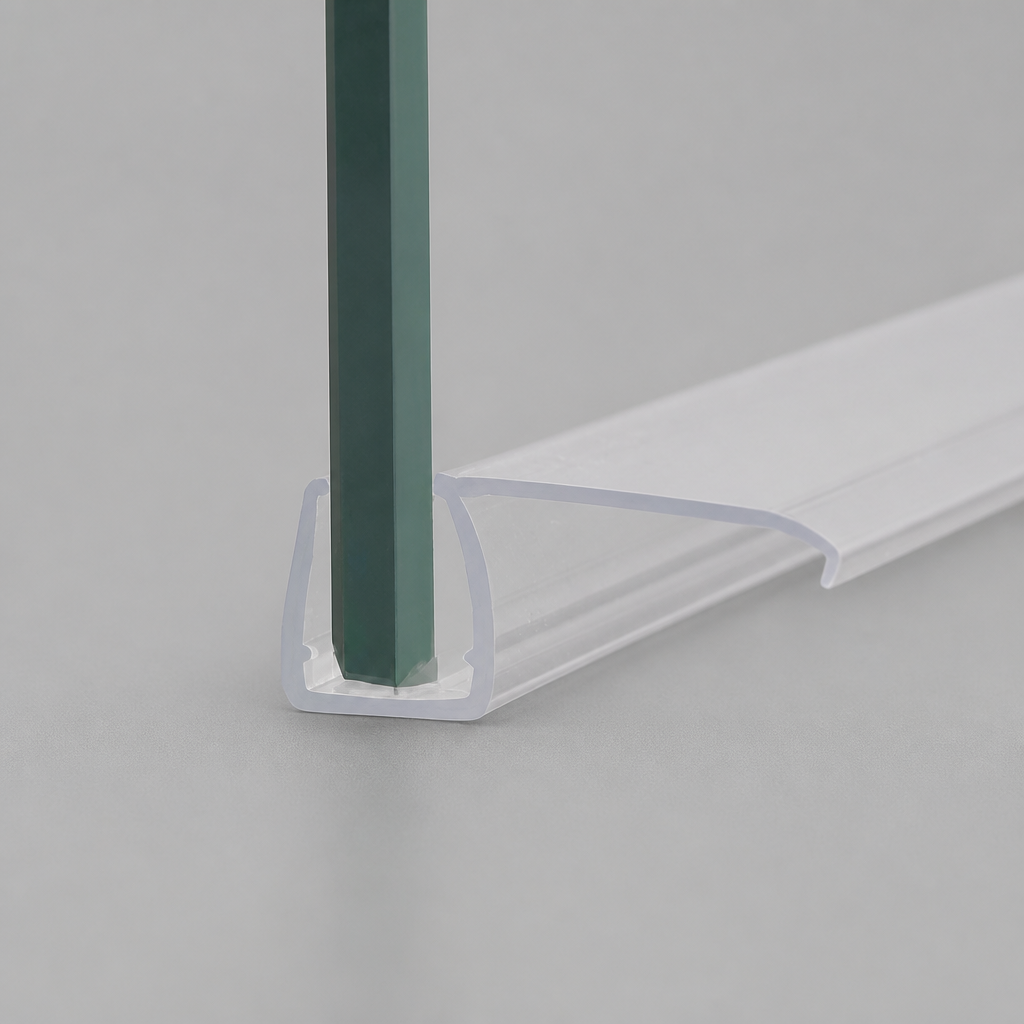 SEAL072 - Shower Screen Seal - Fits 4-6mm Glass - Lengths of 800mm, 900mm, 1400mm and 2000mm