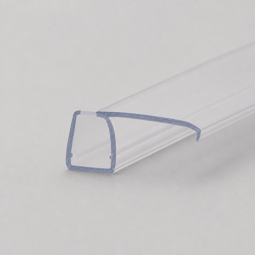 SEAL073 - Shower Screen Seal - Fits 8-10mm Glass - Lengths of 800mm, 900mm, 1400mm and 2000mm
