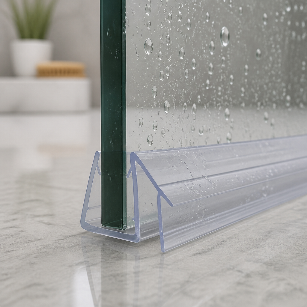 Shower Screen Seal - Fits 4-6mm Glass - Lengths of 800mm, 900mm, 1400mm and 2000mm