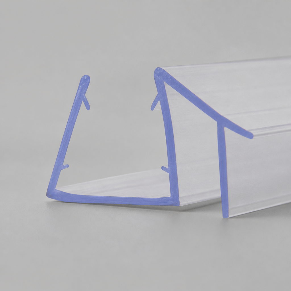 SEAL074 - Shower Screen Seal - Fits 4-6mm Glass - Lengths of 800mm, 900mm, 1400mm and 2000mm