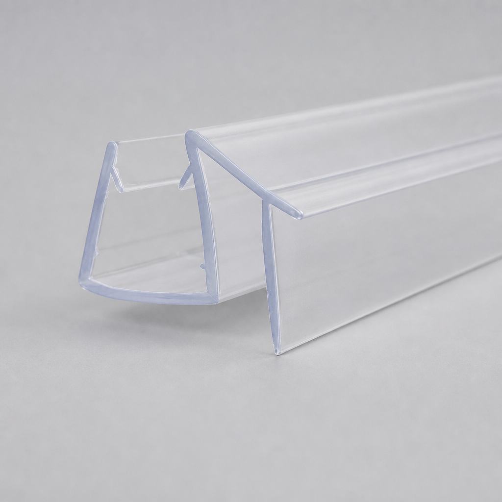 SEAL077 - Shower Screen Seal - Fits 8-10mm Glass - Fits 2mm to 6mm gaps