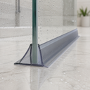Shower Screen Seal - Fits 8-10mm Glass - Gaps 7-12mm - Black
