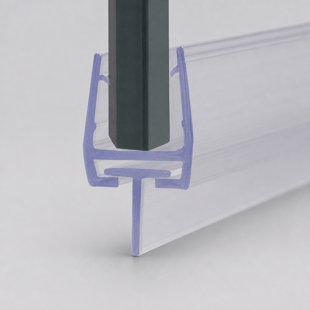 SEAL085T - Shower Screen Seal - Fits 10mm Glass - T Depths of 6mm, 13mm, 17mm, 22mm and 27mm