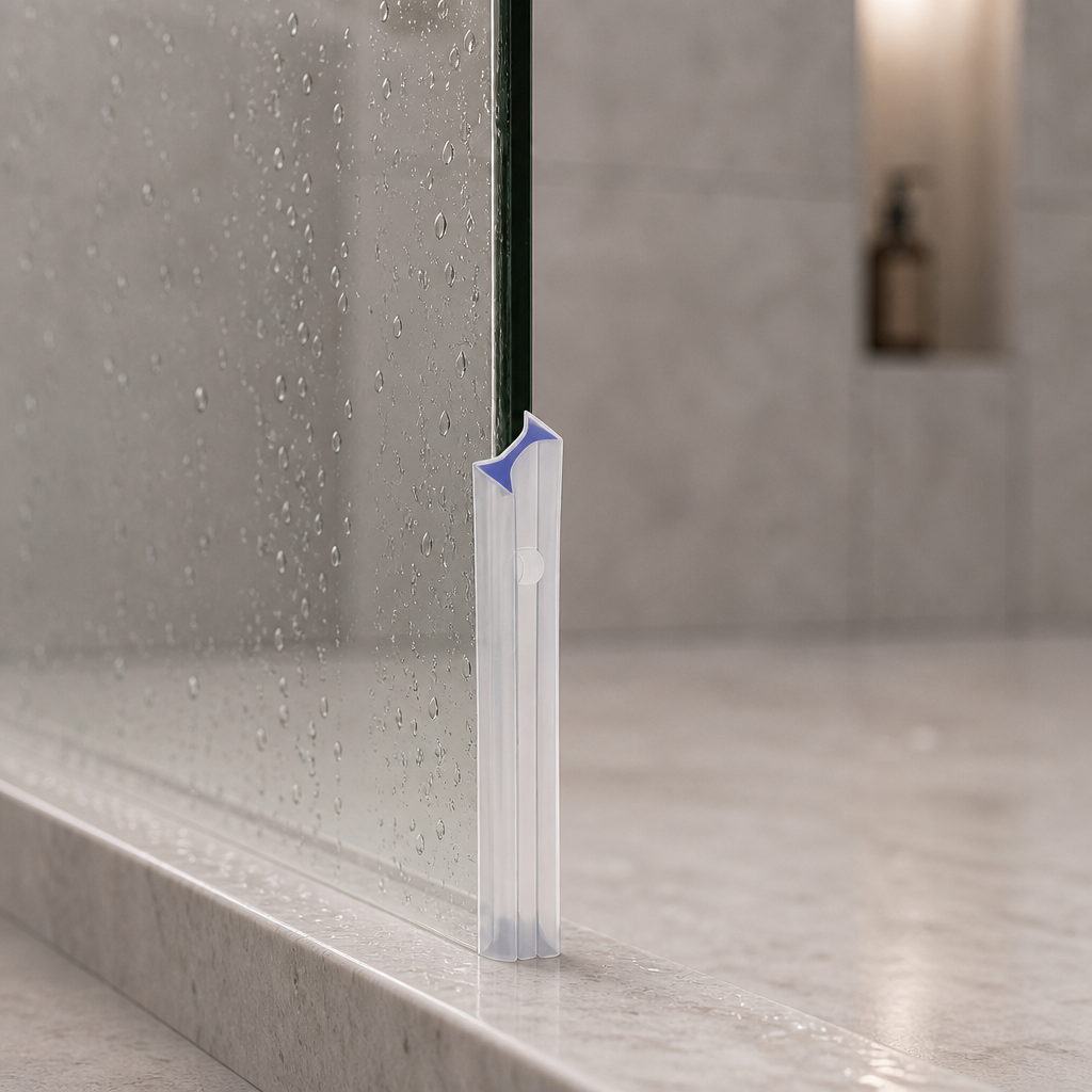 SEAL091 - Shower Screen Seal - Fits 10mm Glass - Self Adhesive I Join Seal