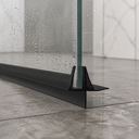 Shower Screen Seal - Fits 8-10mm Glass - Gaps 5-10mm - Black