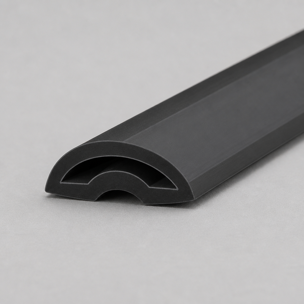 SEAL119B - Shower Threshold Seal - Black - Lengths of 800mm, 900mm, 1400mm and 2000mm
