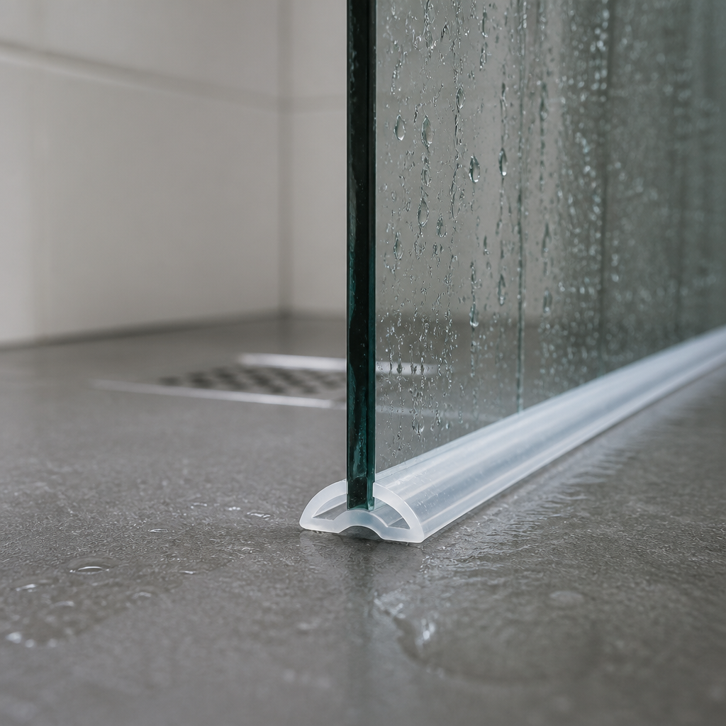 SEAL119W - Shower Threshold Seal - White - Lengths of 800mm, 900mm, 1400mm and 2000mm