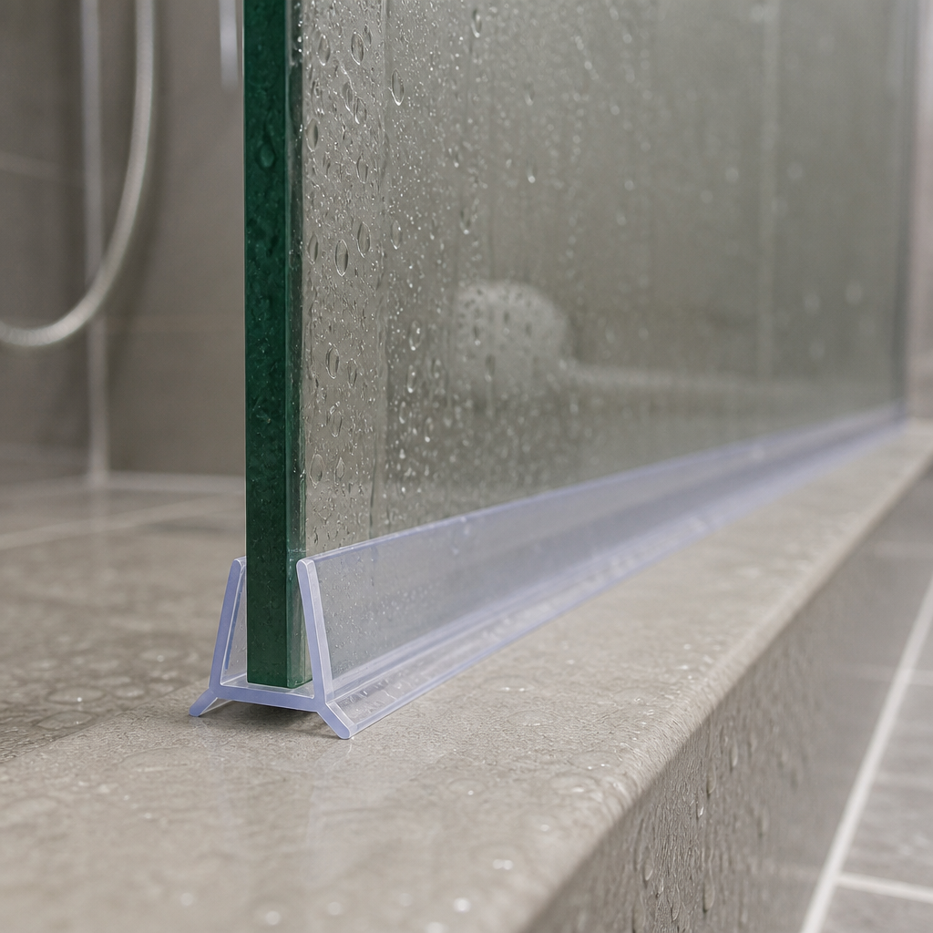 Shower Screen Seal - Fits 6-8mm Glass - Fits 1mm to 3mm gaps