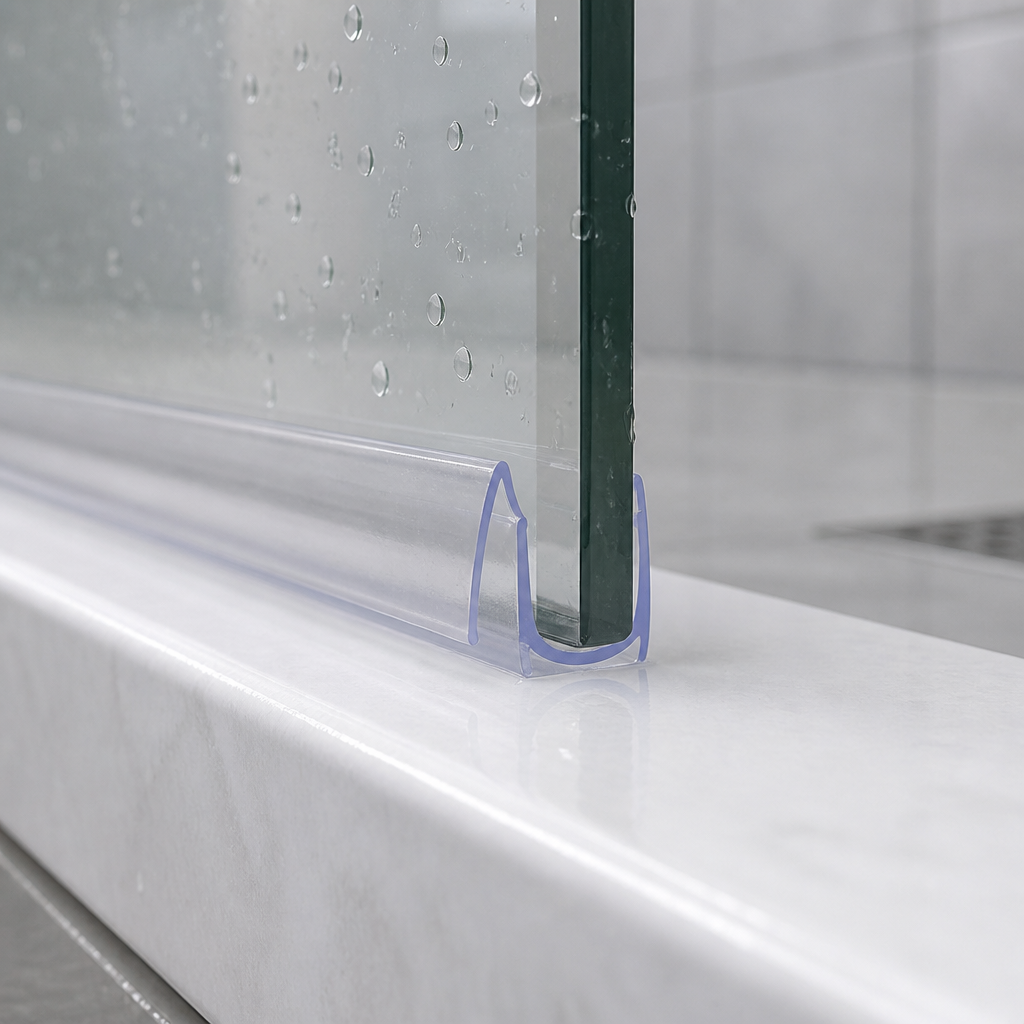 SEAL140 - Shower Screen Seal - 4-6mm Glass - Fits Gaps Up To 32mm