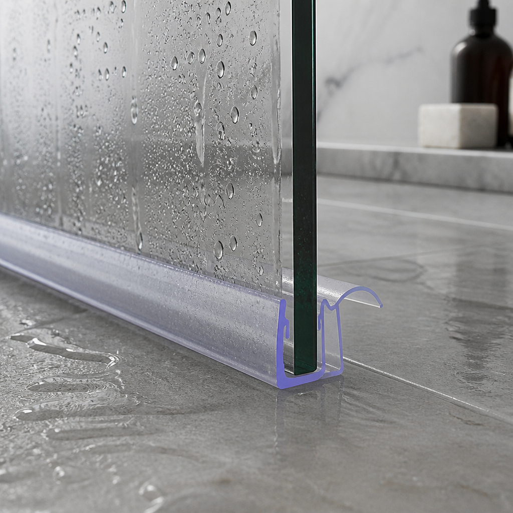 SEAL140 - Shower Screen Seal - 4-6mm Glass - Fits Gaps Up To 32mm